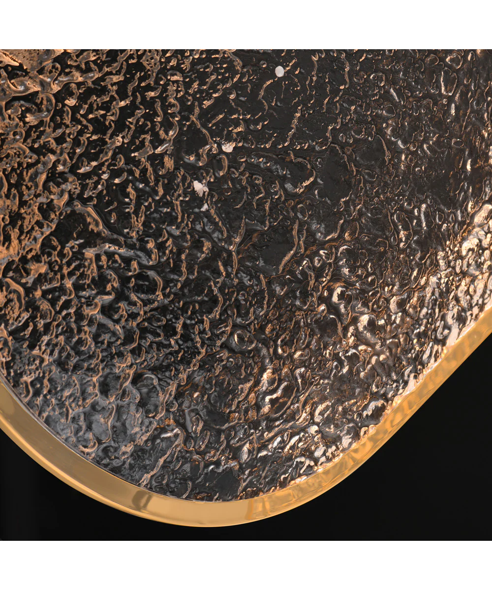 Moonscapes Single LED Pendant Brushed Champagne - Image 5