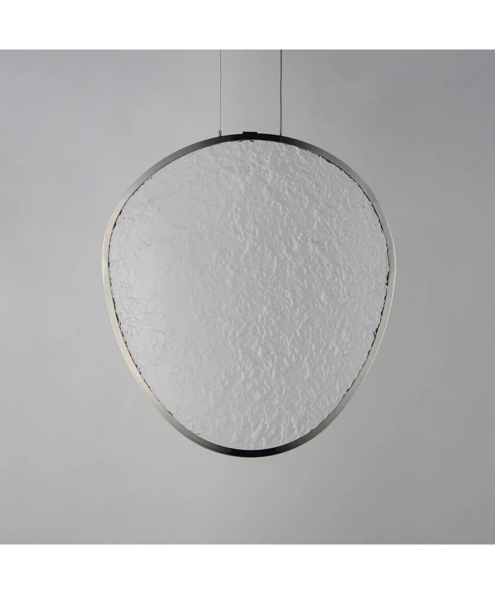 Moonscapes Single LED Pendant Polished Chrome - Image 2