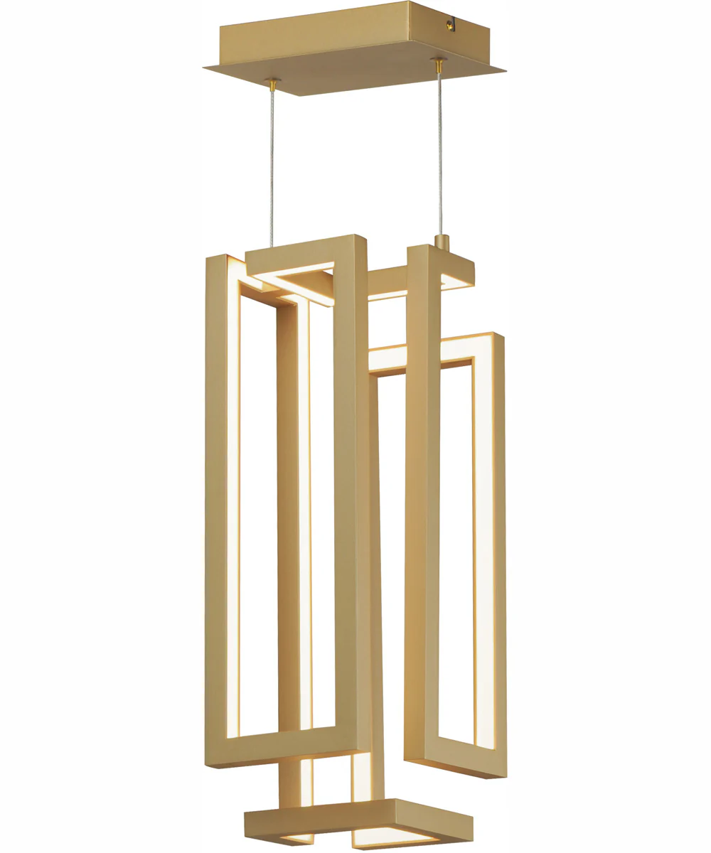 Penrose 18 inch LED Pendant Gold
