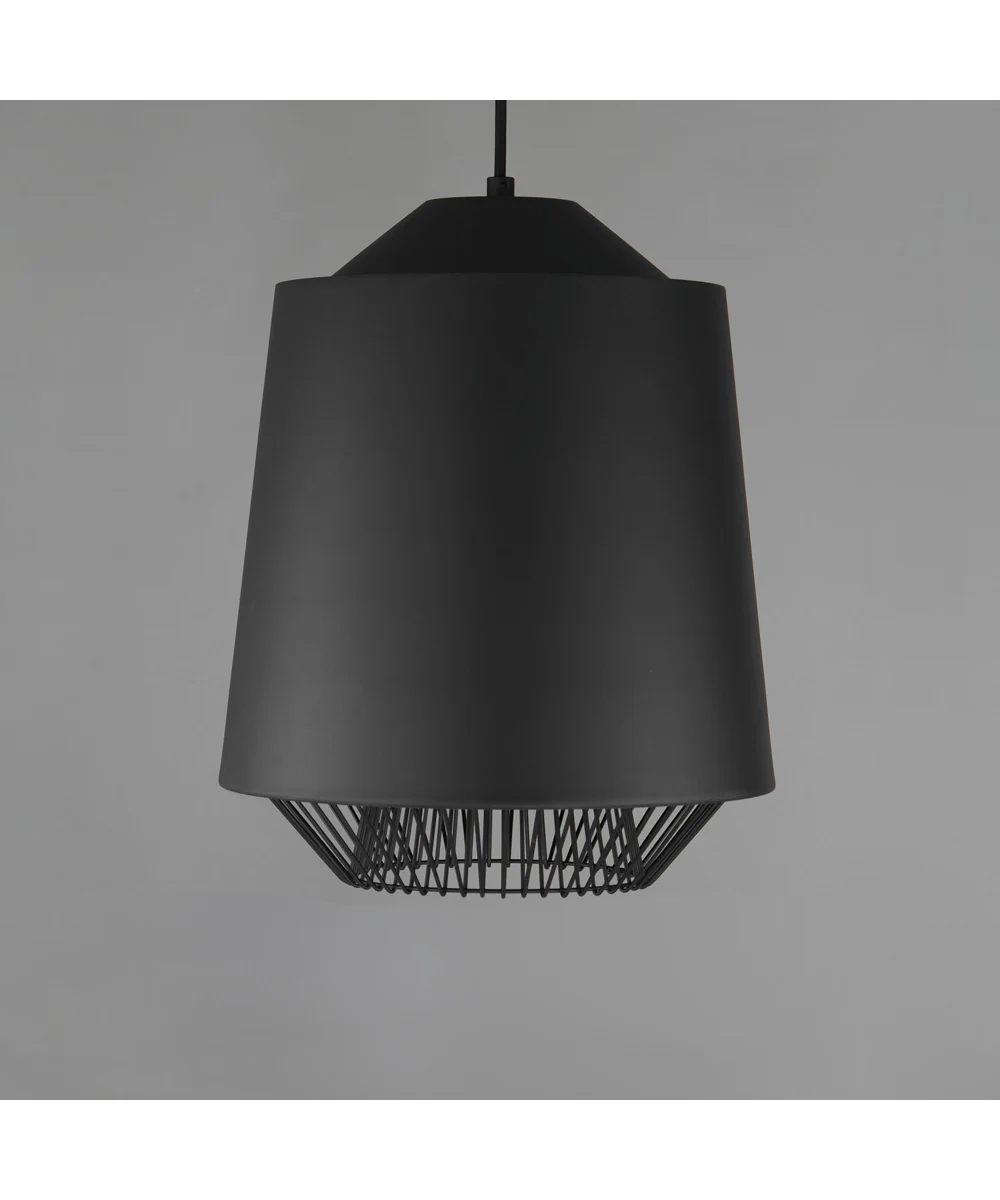 Phoenix 16 inch LED Pendant Black / Gold - Image 2