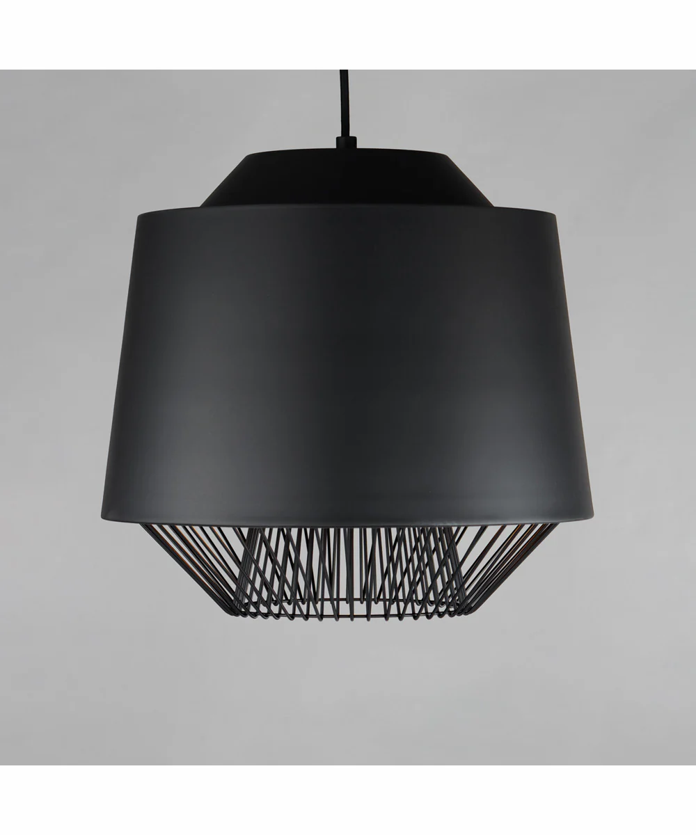 Phoenix 18.5 inch LED Pendant Black / Gold - Image 2