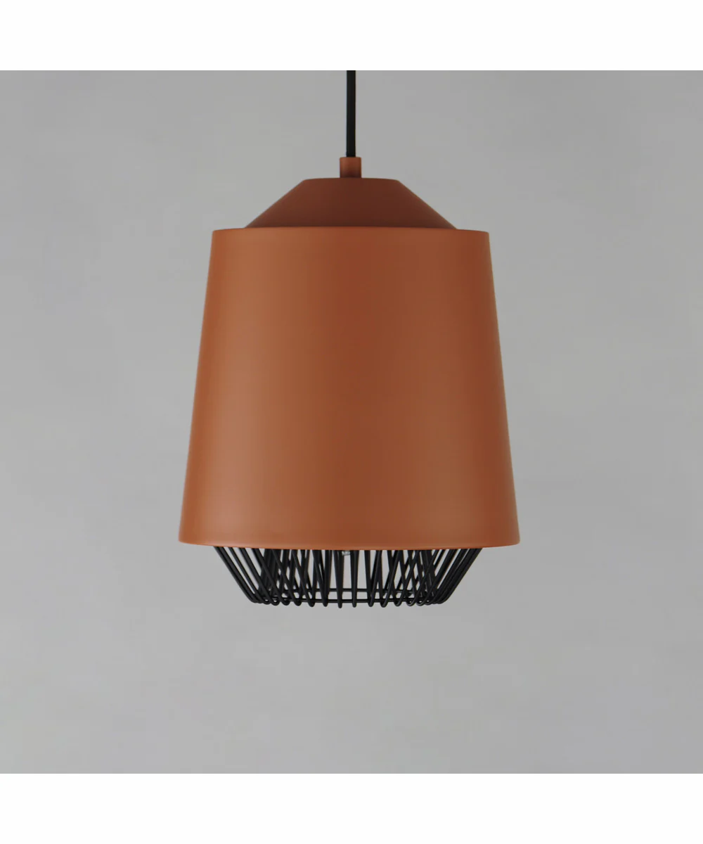 Phoenix 9 inch LED Pendant Brick/Black - Image 2