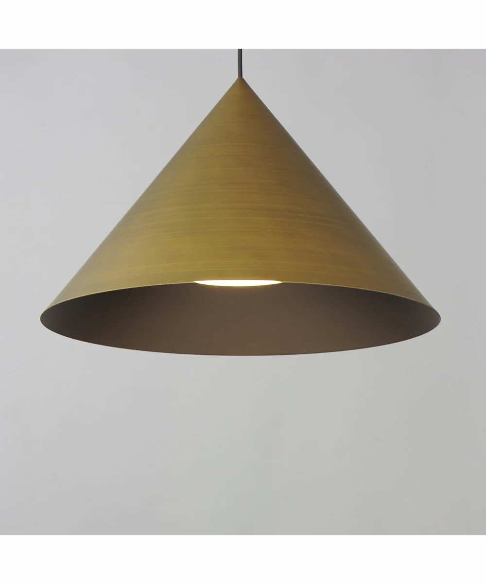 Pitch 22 inch LED Pendant Antique Brass - Image 3