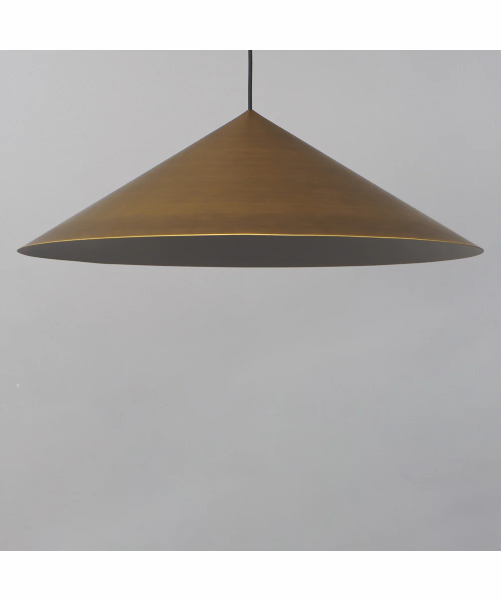 Pitch 30 inch LED Pendant Antique Brass - Image 2