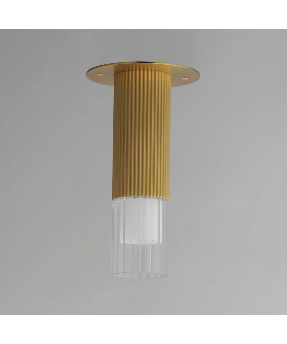 Reeds LED Flush Mount Gold - Image 3