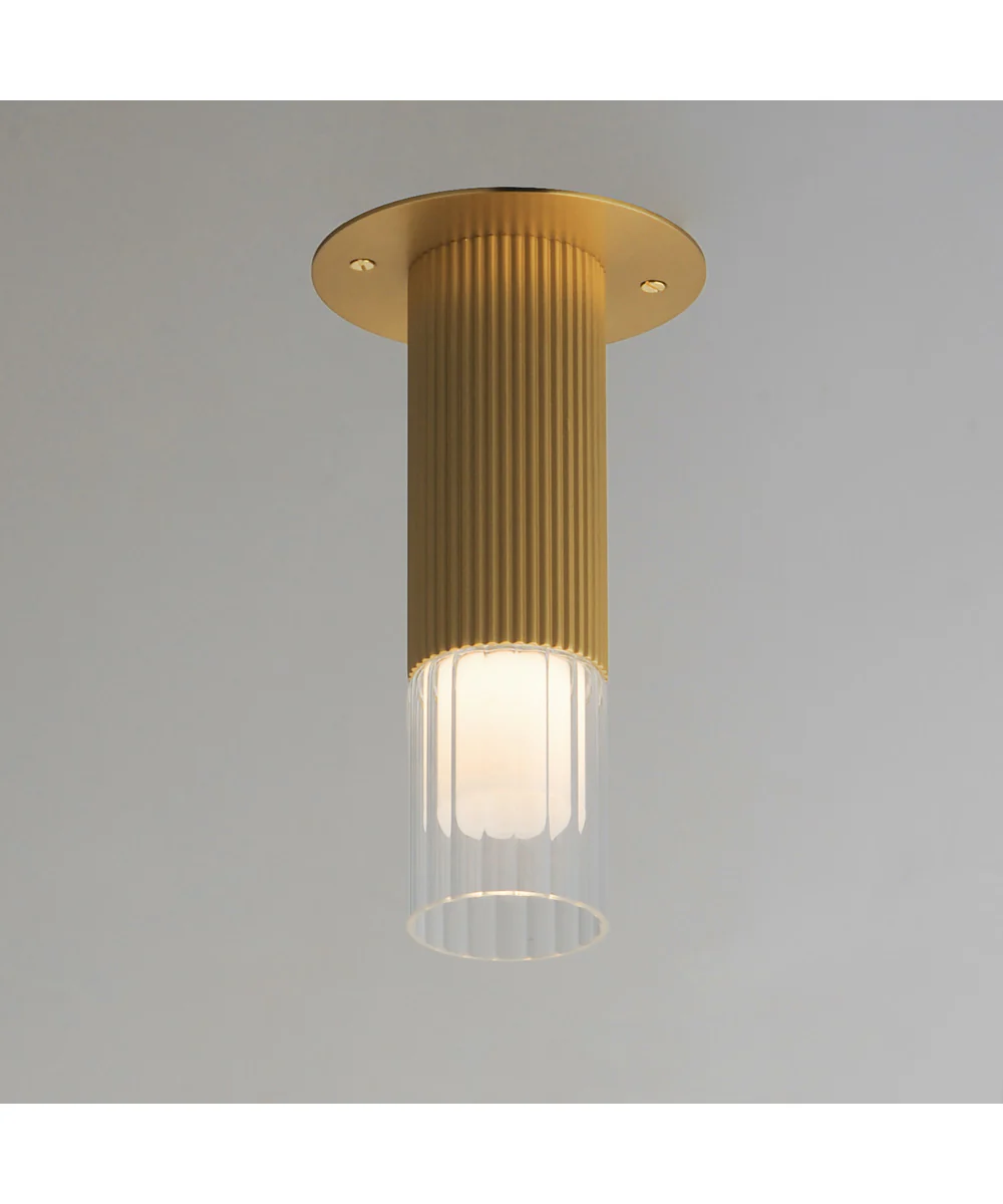 Reeds LED Flush Mount Gold - Image 5