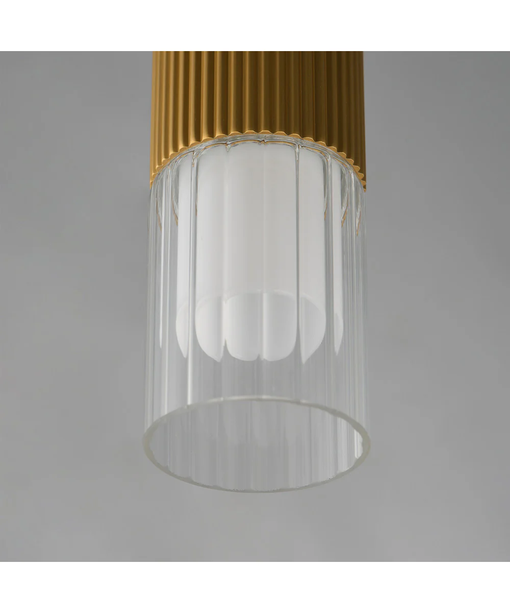 Reeds LED Flush Mount Gold - Image 6