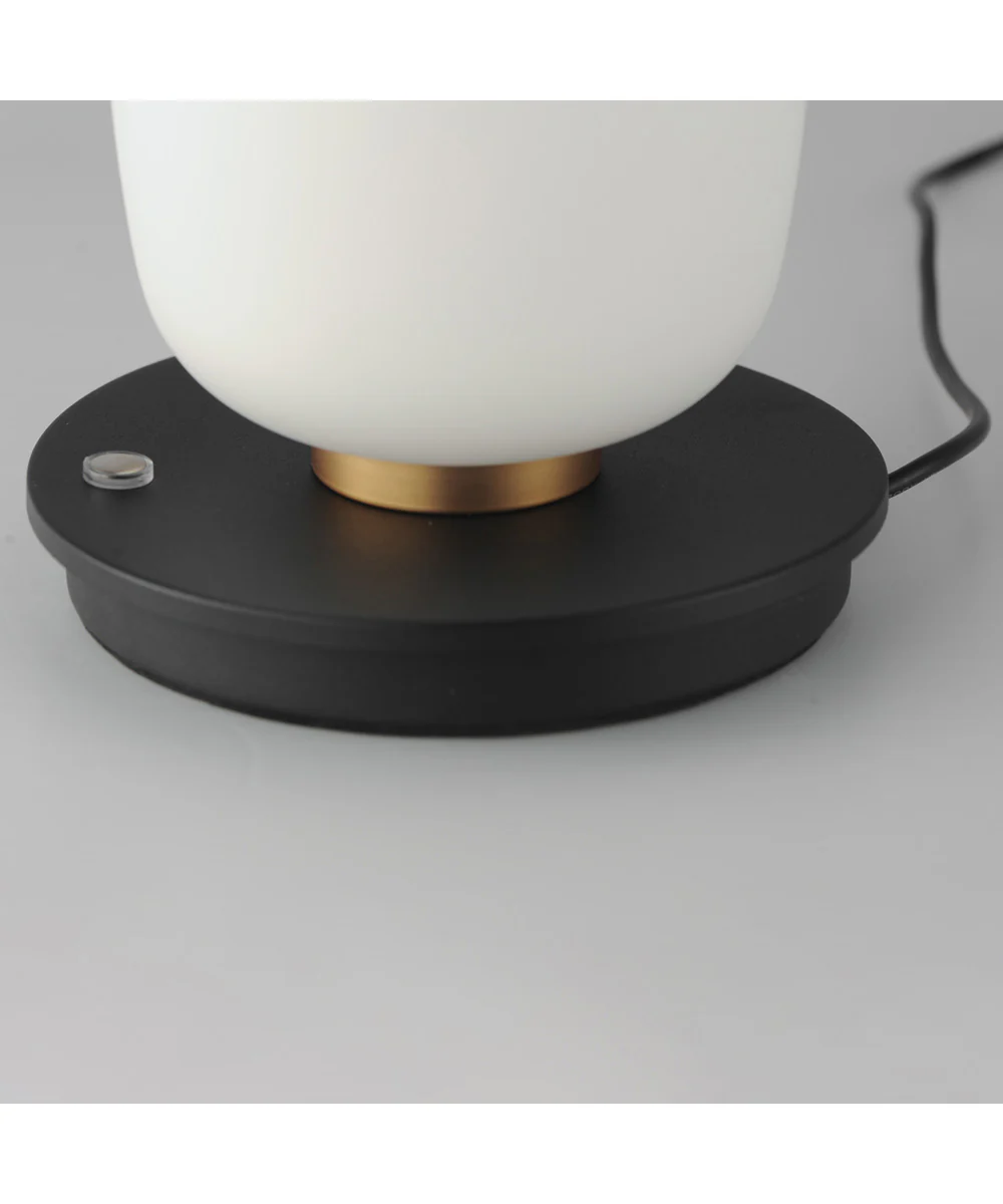 Soji Double Stack Portable Lamp Black / Gold - Image 4