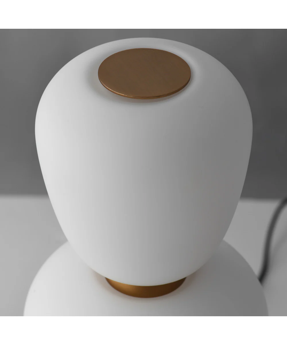 Soji Triple Stack Portable Lamp Black / Gold - Image 4