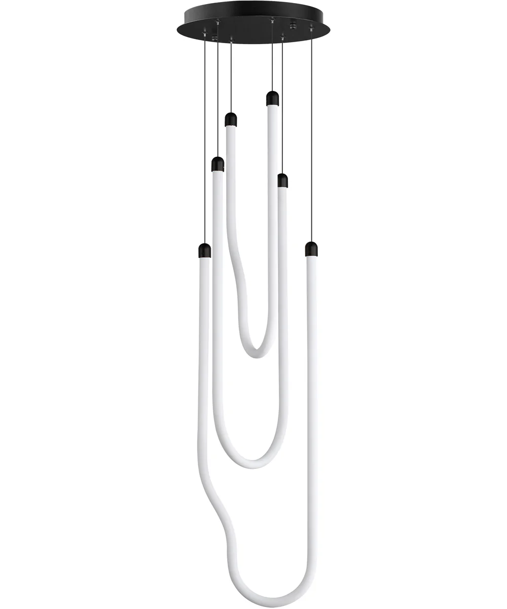 Soleil 3-Light LED Pendant Black