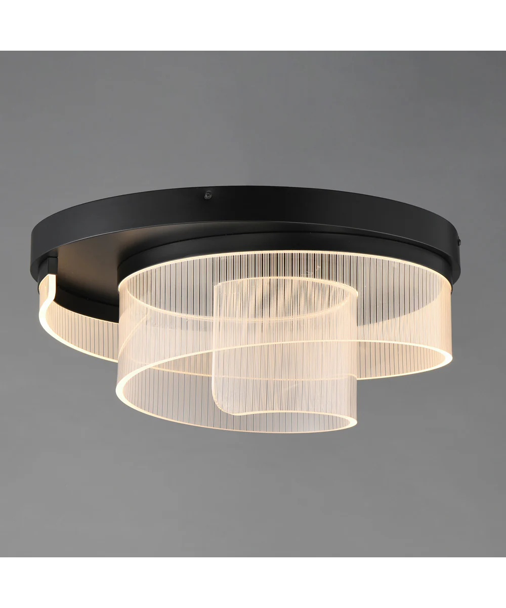 Sonata 20 inch LED Flush Mount Black - Image 3