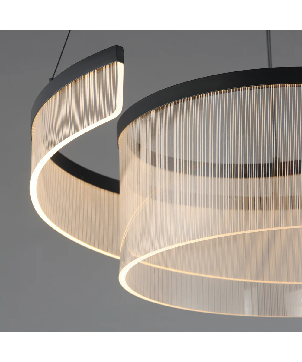Sonata 24 inch LED Pendant Black - Image 5