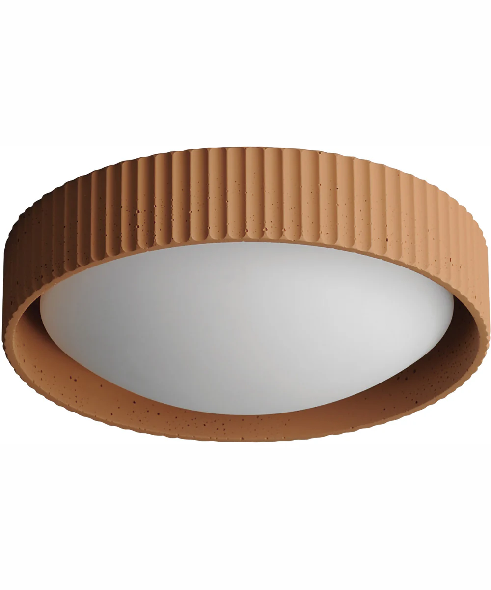 Souffle 14 inch LED Flush Mount Terra Cotta
