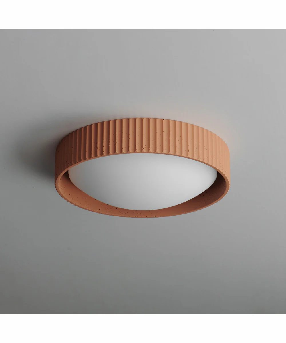 Souffle 14 inch LED Flush Mount Terra Cotta - Image 3