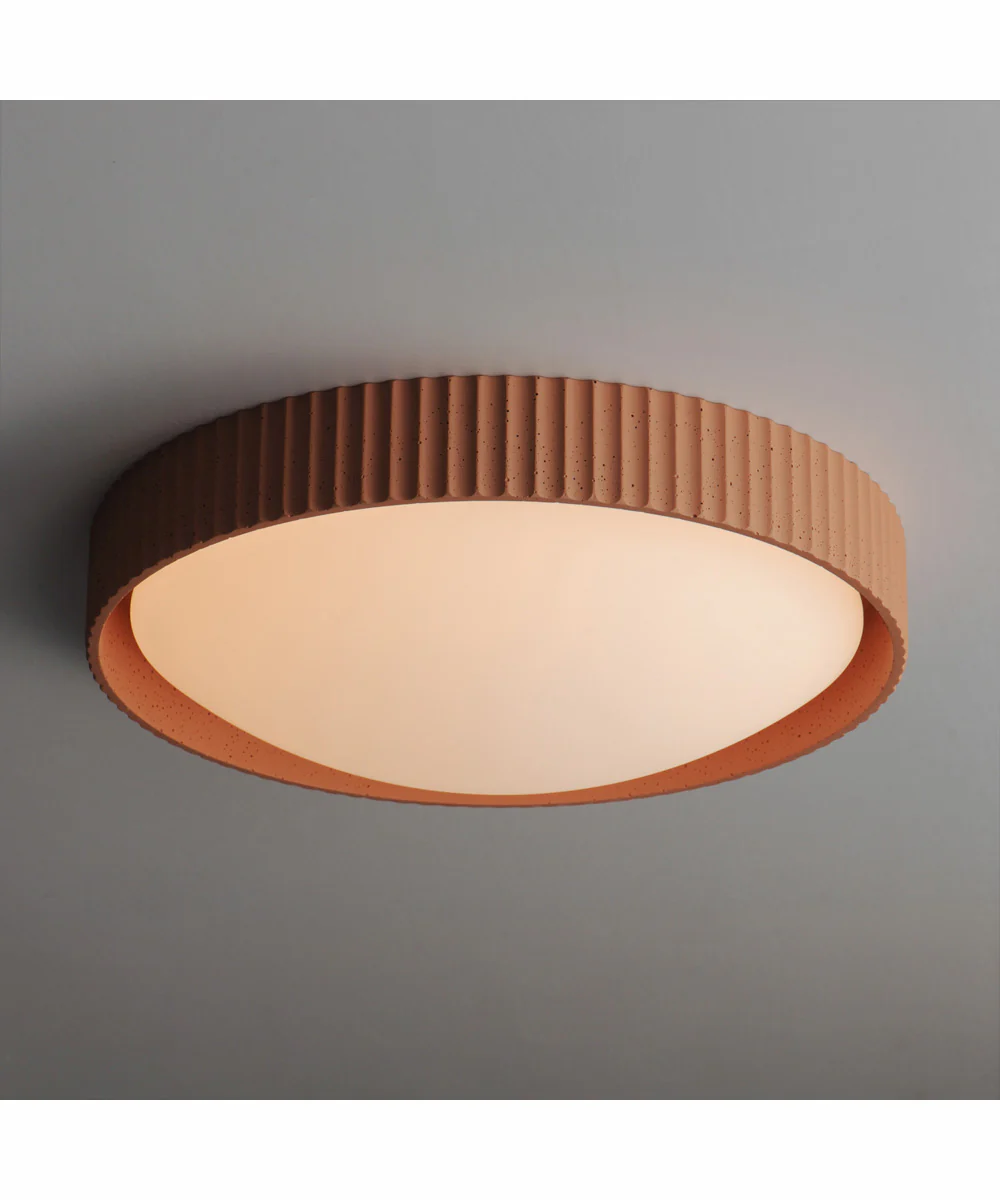 Souffle 18 inch LED Flush Mount Terra Cotta - Image 4