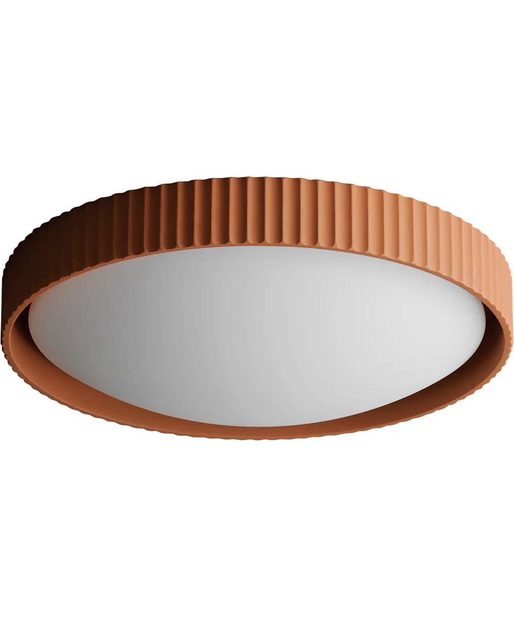 Souffle 22 inch LED Flush Mount Terra Cotta