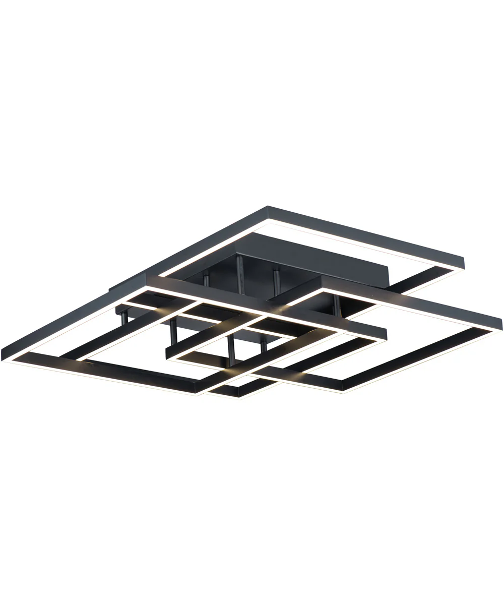 Traverse LED Flush/Wall Mount Black