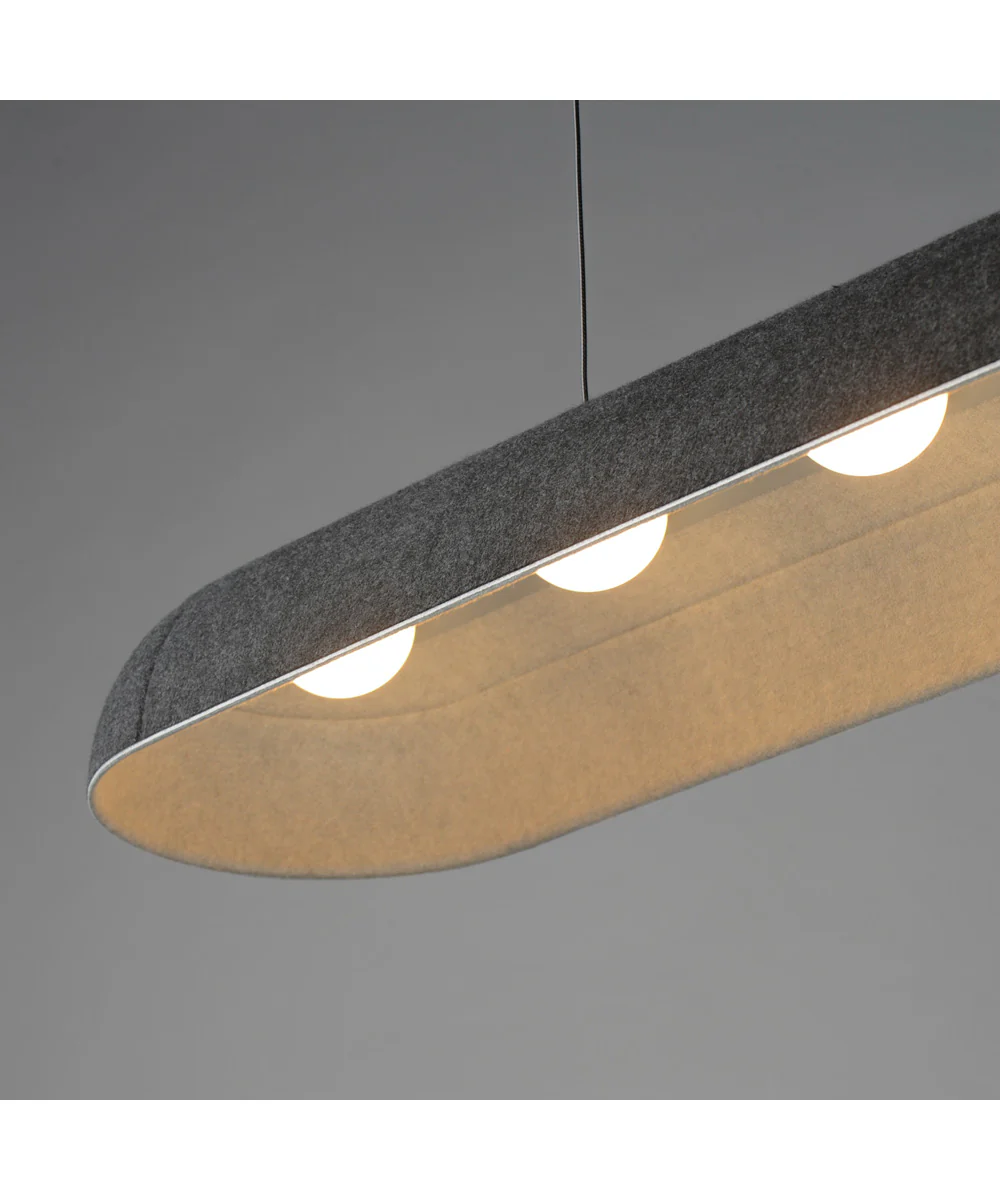Wimbledon 41 inch LED Linear Pendant Dark Gray - Image 4