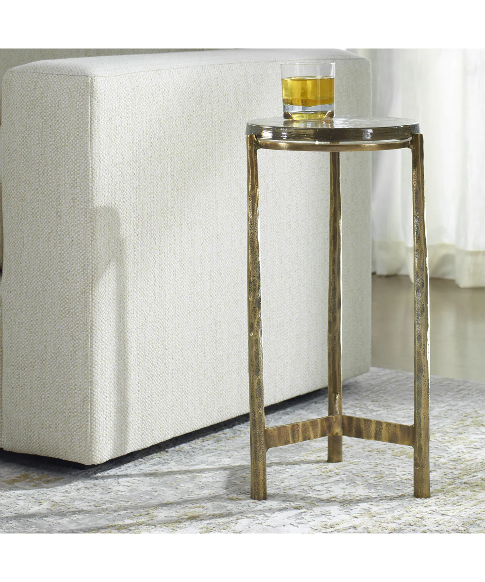 Eternity Brass Accent Table - Image 2