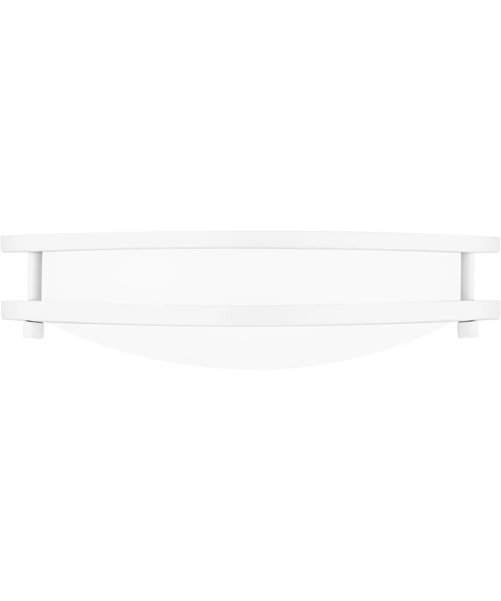 Euclid  Semi Flush Mount White Lustre - Image 4