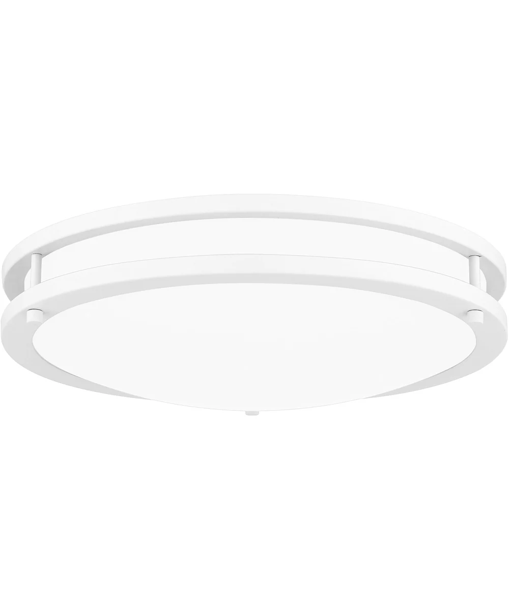 Euclid Semi Flush Mount White Lustre