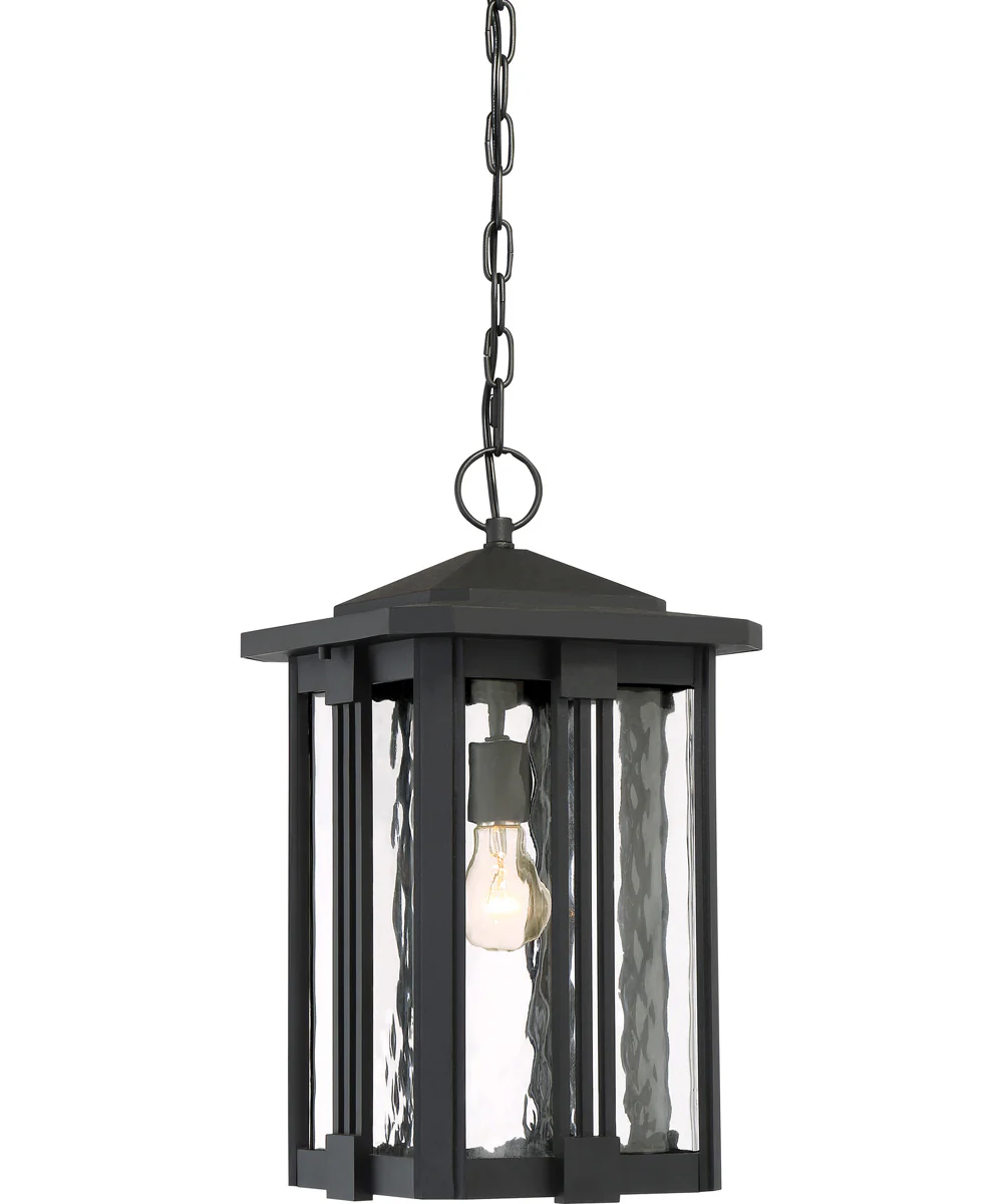 Everglade Large 1-light Outdoor Pendant Light Earth Black - Image 2
