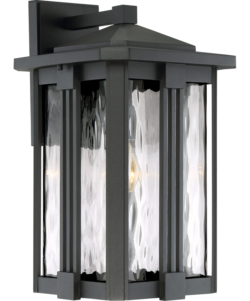 Everglade Large 1-light Outdoor Wall Light Earth Black - Image 2