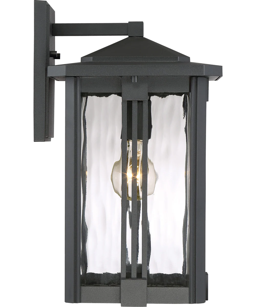 Everglade Medium 1-light Outdoor Wall Light Earth Black - Image 5