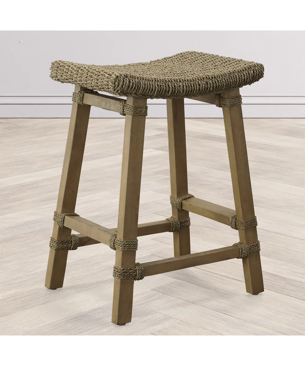 Everglade Sea Grass Counter Stool - Image 2