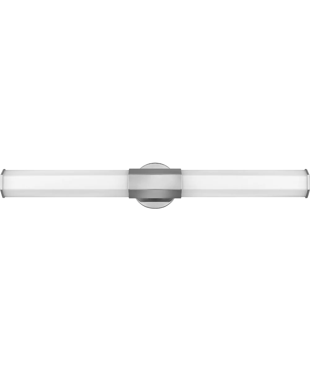 Facet LED-Light Large LED Vanity in Polished Nickel