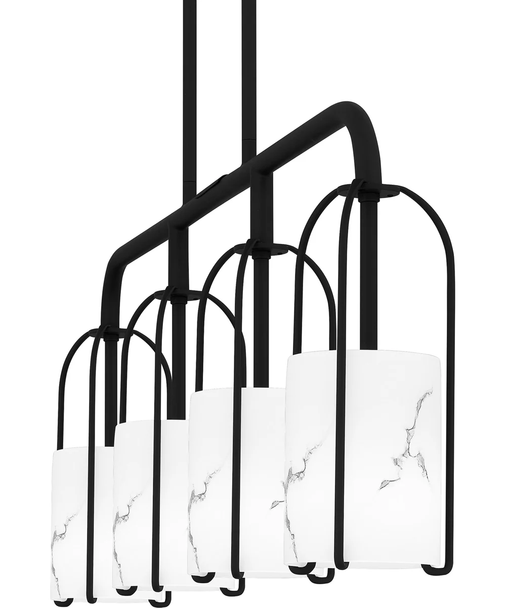 Fairbanks Medium 4-light Island Light Matte Black - Image 5