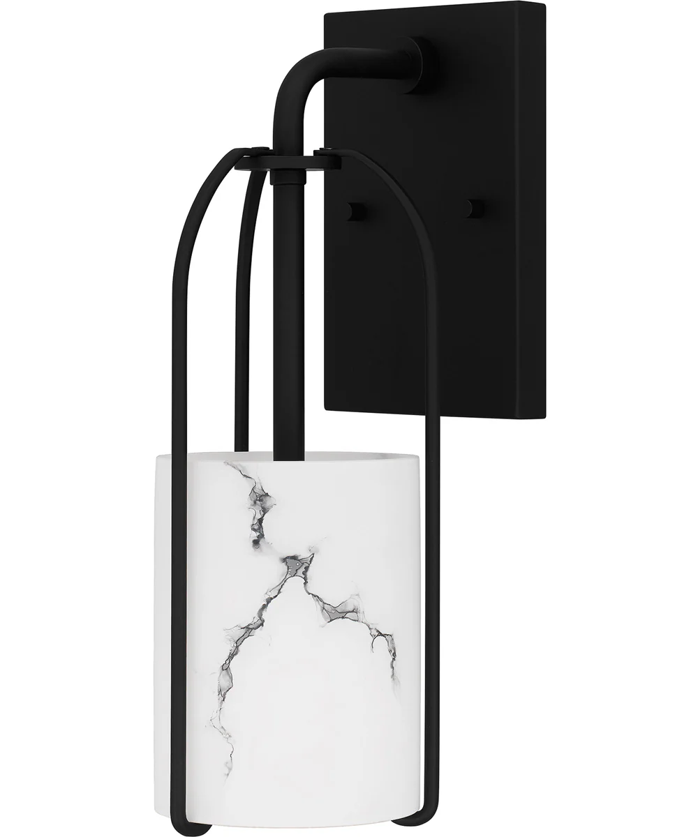 Fairbanks Small 1-light Wall Sconce Matte Black - Image 2
