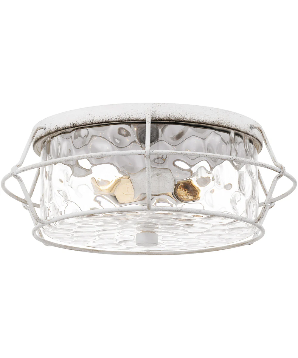 Farragut 3-light Semi Flush Mount Antique White - Image 4