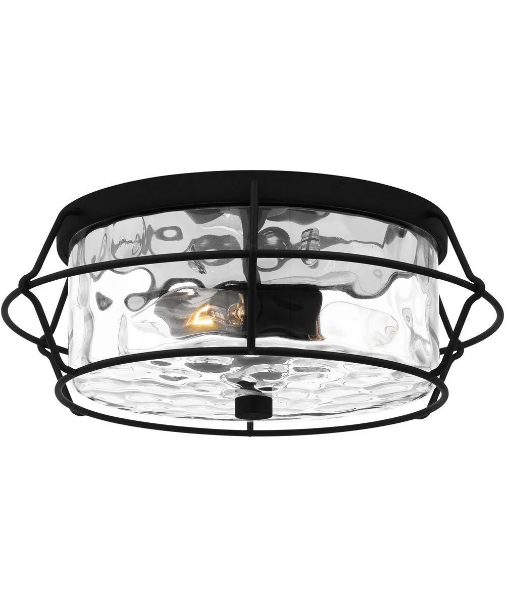 Farragut 3-light Semi Flush Mount Matte Black - Image 4