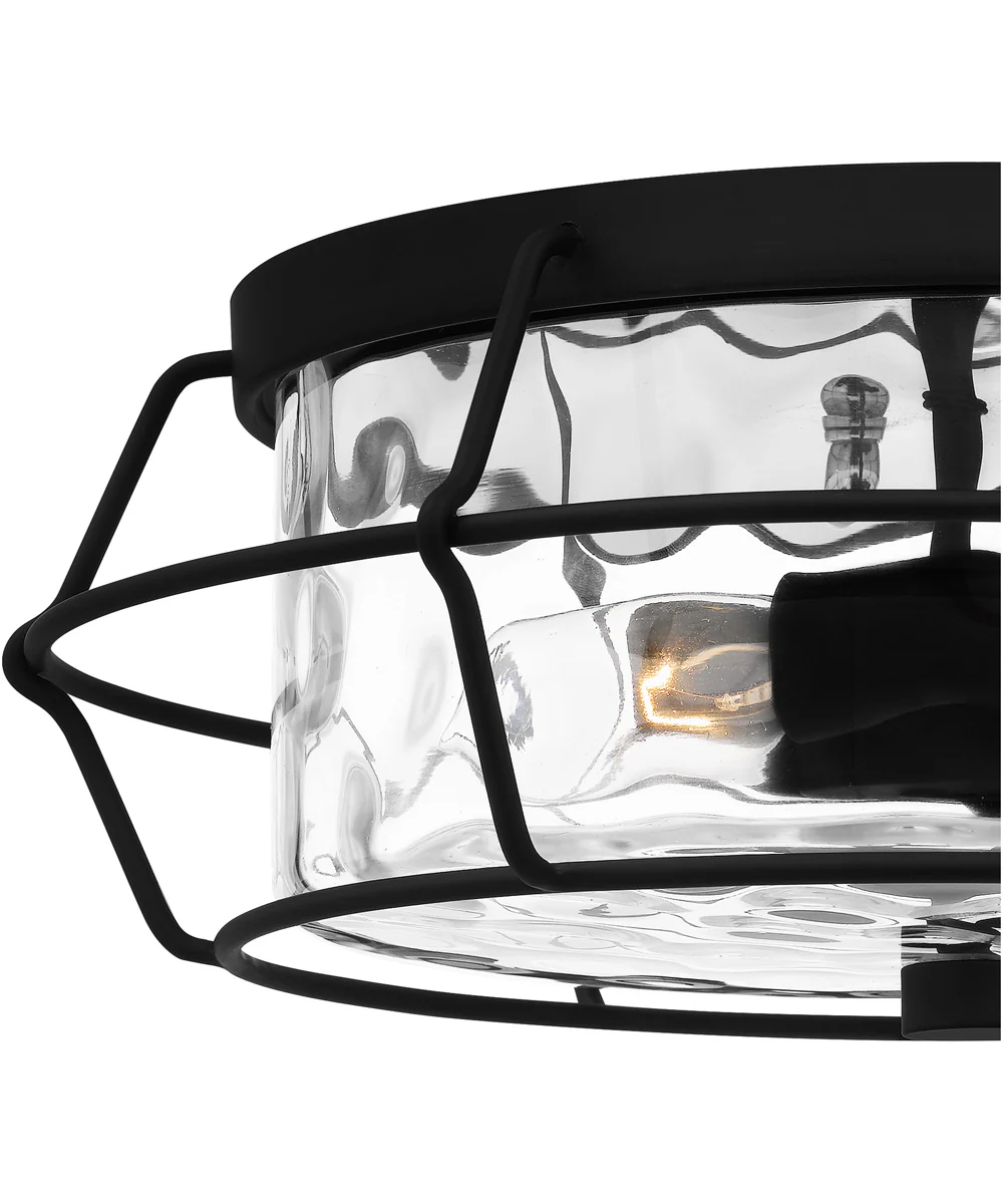Farragut 3-light Semi Flush Mount Matte Black - Image 6