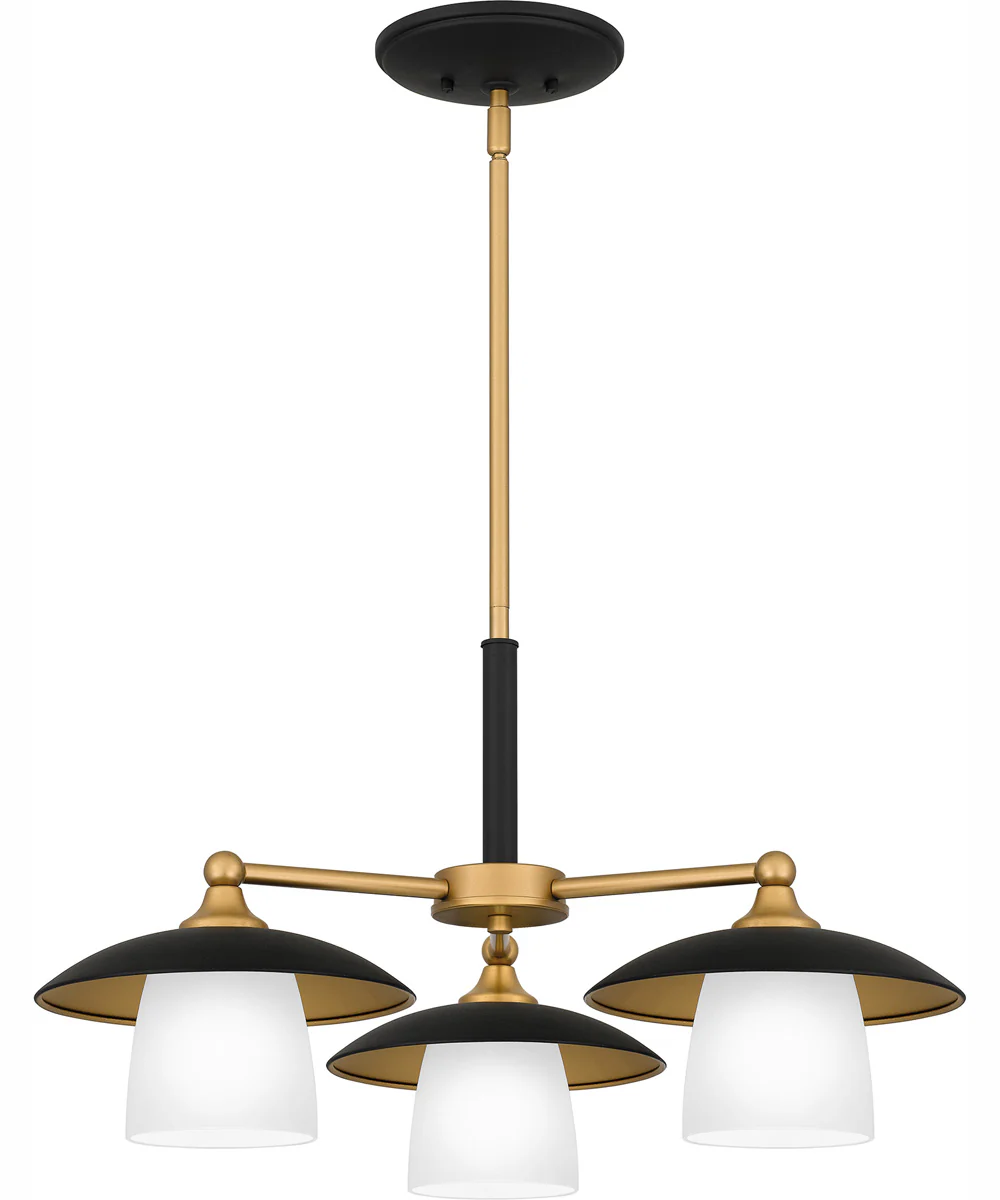 Fayette 3-light Chandelier Earth Black - Image 2