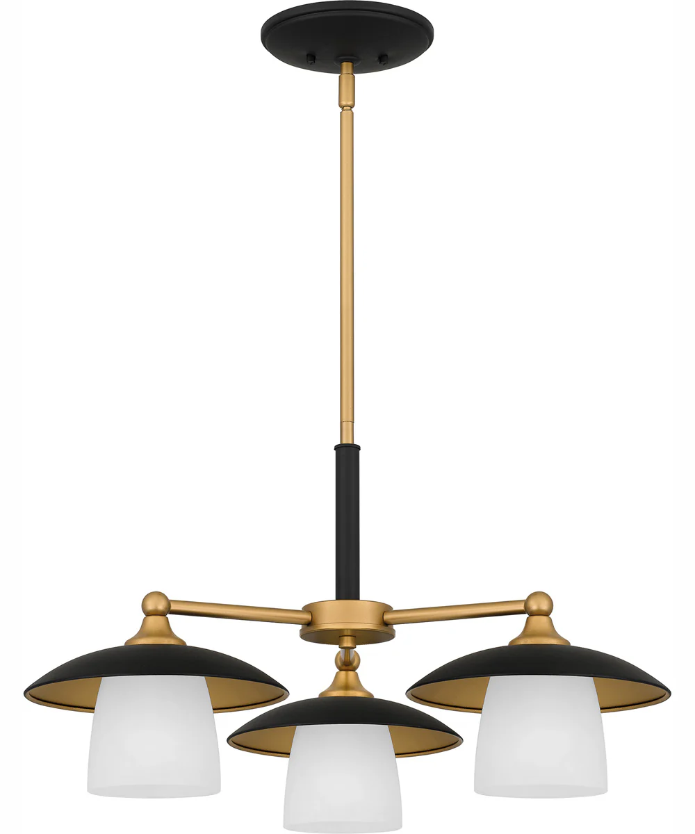 Fayette 3-light Chandelier Earth Black - Image 3
