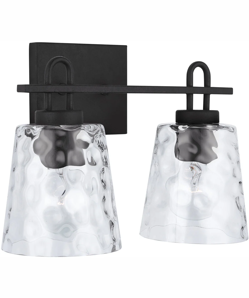 Fenton 2-Light Vanity Black Iron - Image 3
