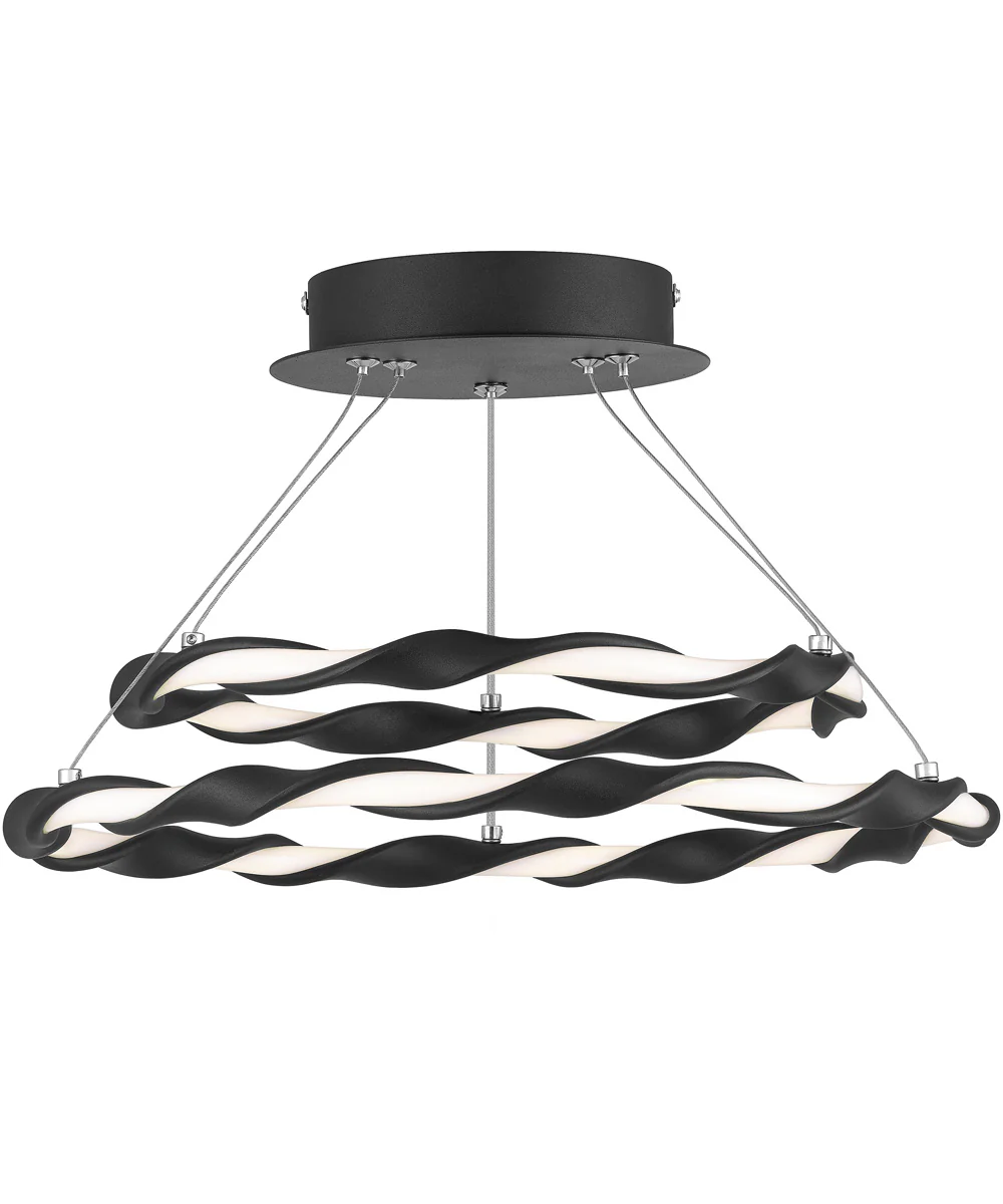 Finale  Semi Flush Mount Earth Black - Image 2