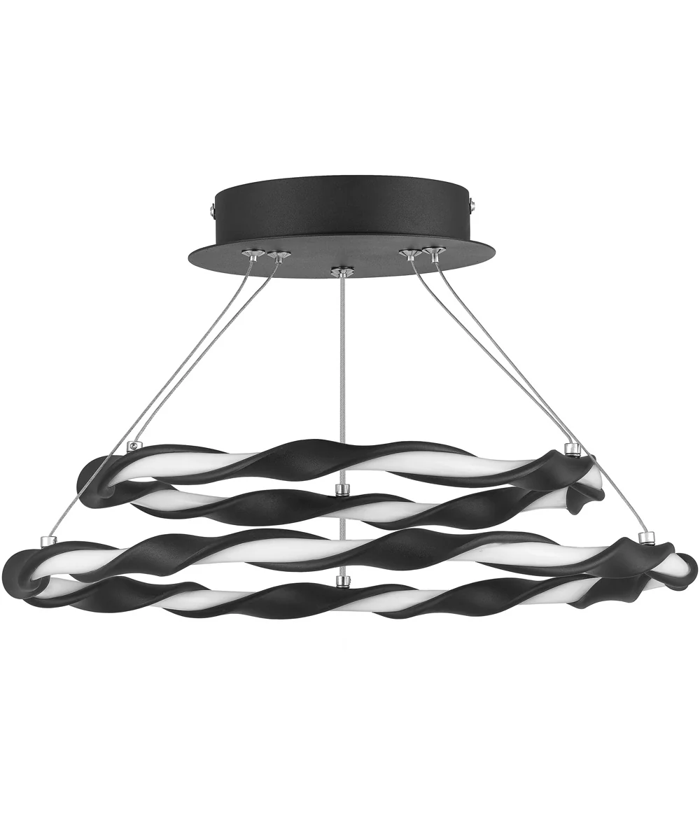 Finale  Semi Flush Mount Earth Black - Image 3