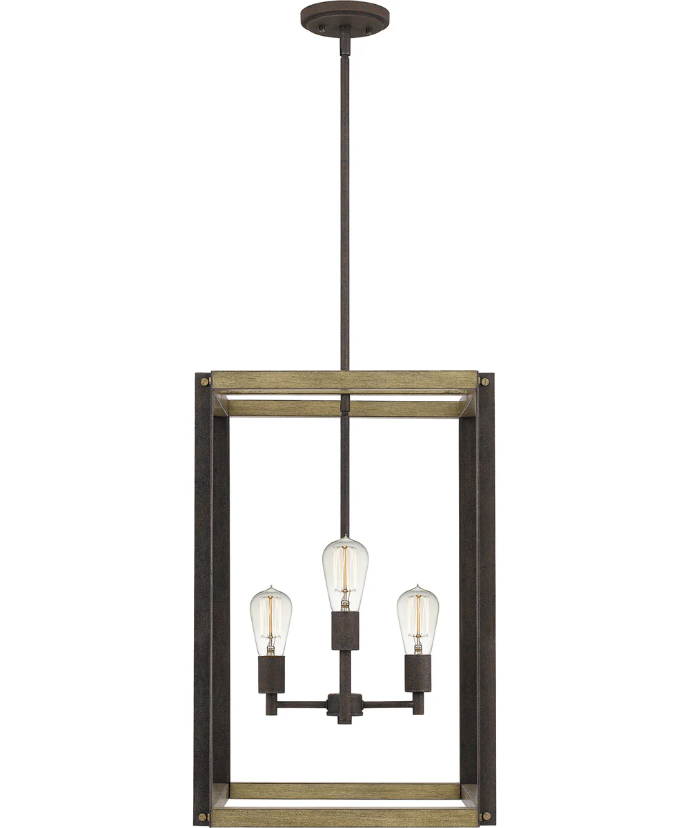 Finn 4-light Pendant Rustic Black - Image 5