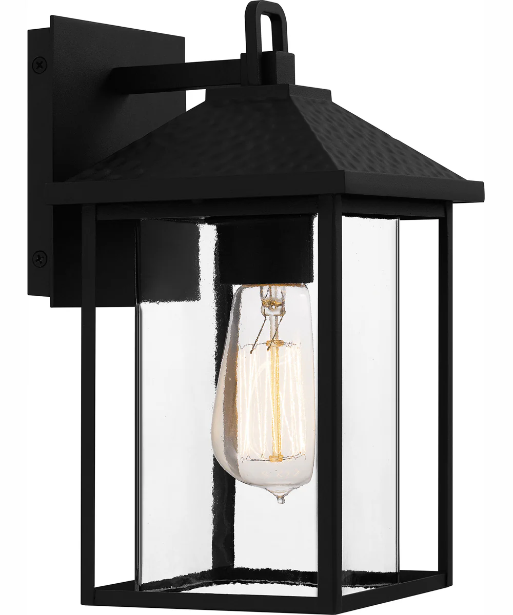 Fletcher Small 1-light Outdoor Wall Light Coastal Armour Aluminum Earth Black - Image 2