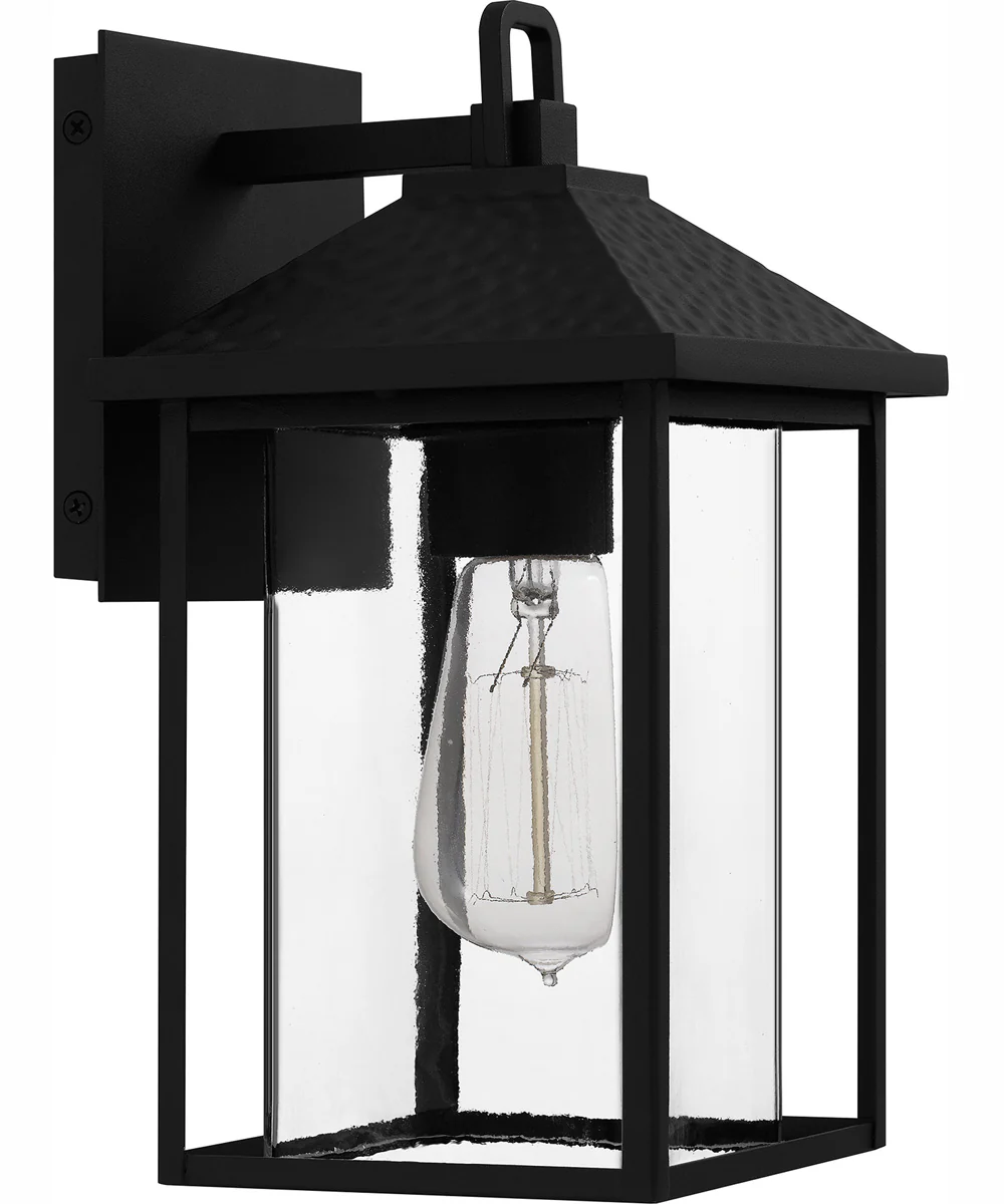 Fletcher Small 1-light Outdoor Wall Light Coastal Armour Aluminum Earth Black - Image 3