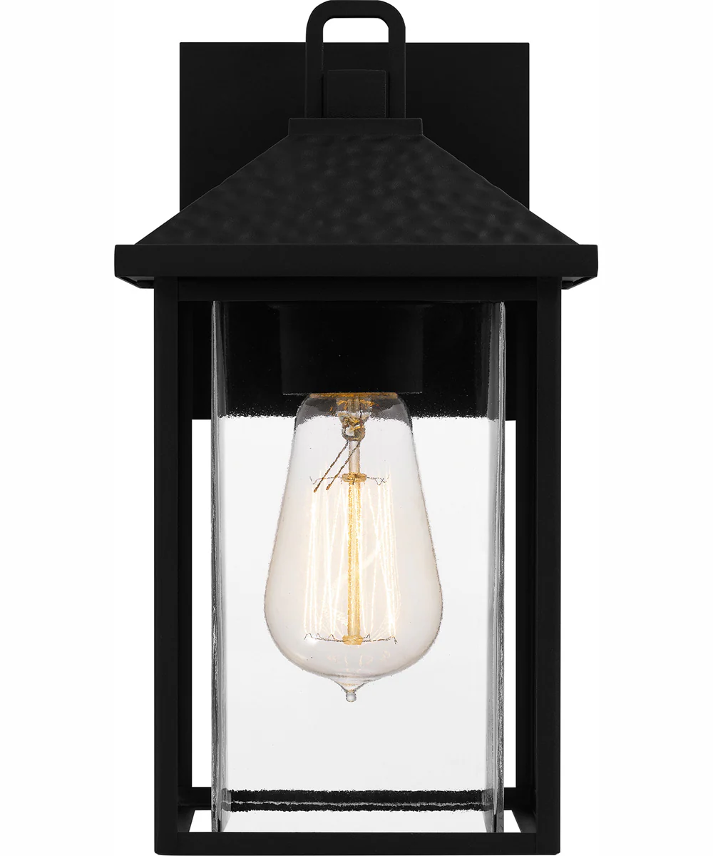 Fletcher Small 1-light Outdoor Wall Light Coastal Armour Aluminum Earth Black - Image 4