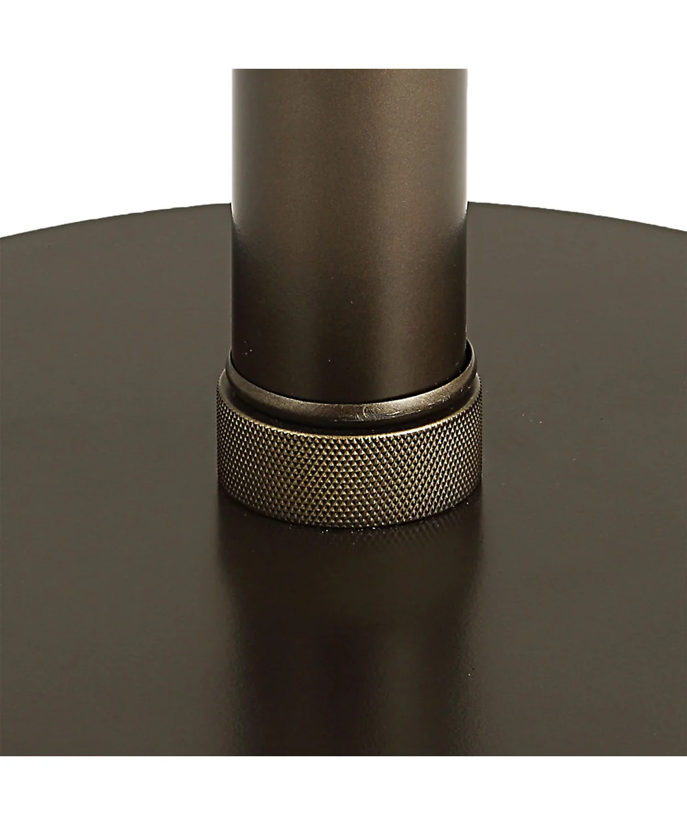 Floor Lamp in Rich Dark Bronze with Dome Metal Shade - Image 6