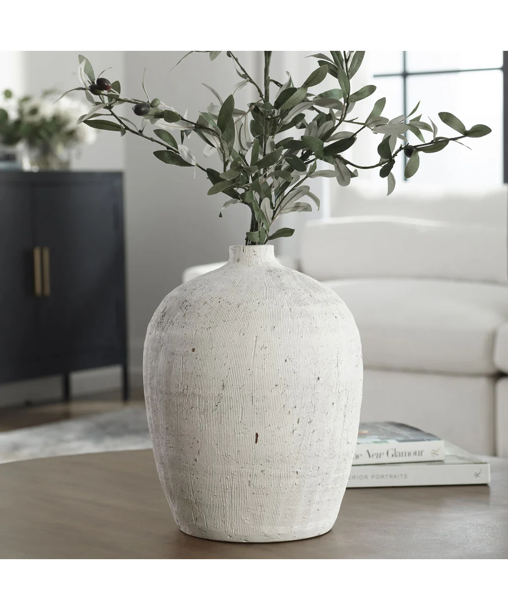 Floreana Medium White Vase - Image 2