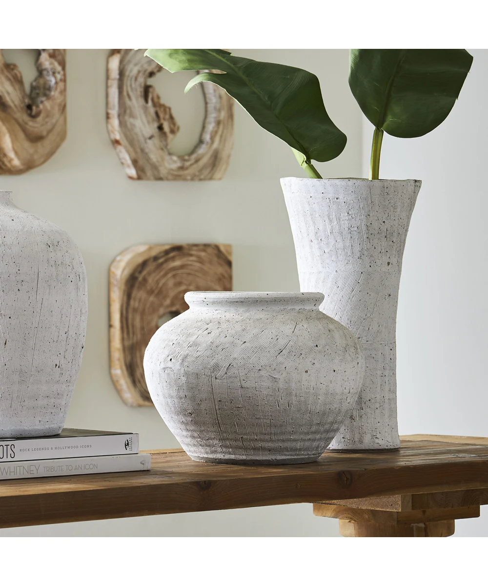 Floreana Tall White Vase - Image 2