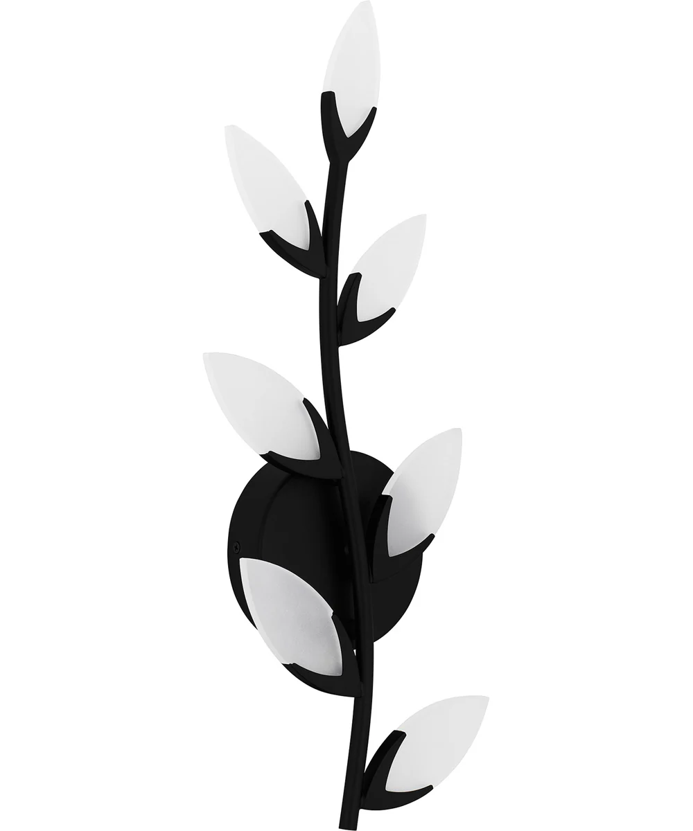 Flores Small 7-light Wall Sconce Matte Black - Image 2