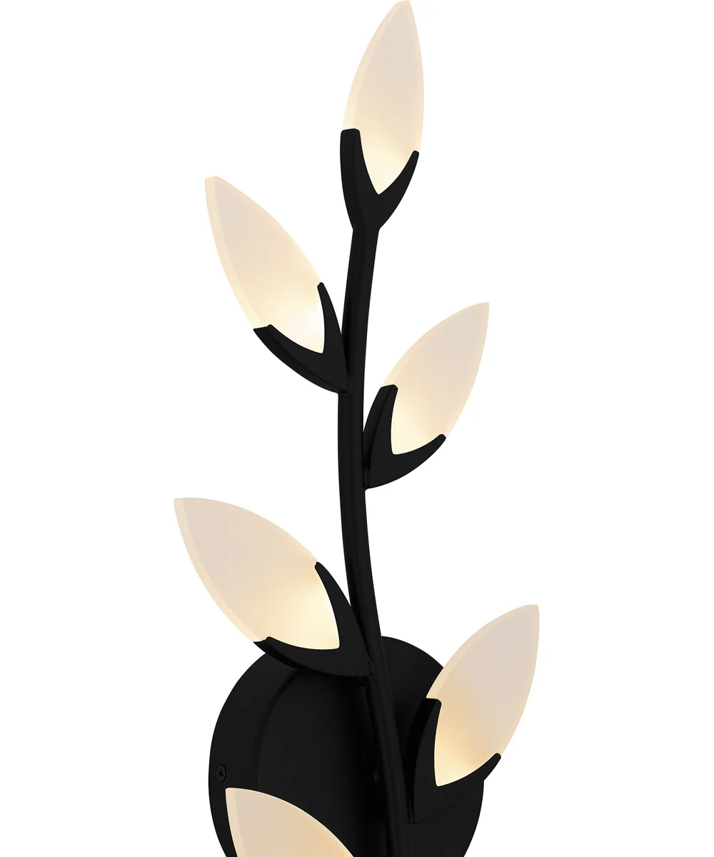 Flores Small 7-light Wall Sconce Matte Black - Image 5