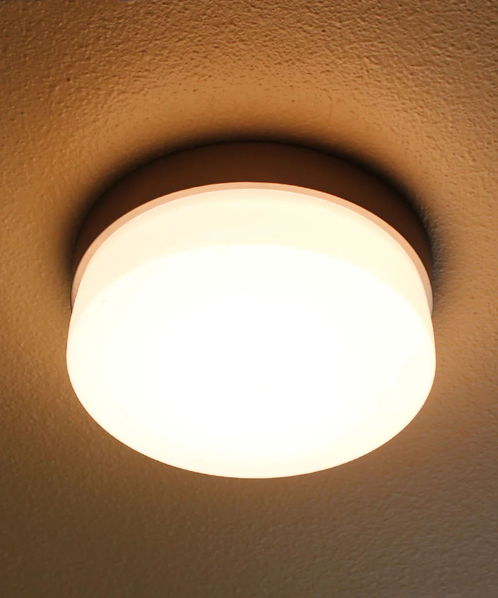 Flux 11"W 1-Light LED Flush Mount Light Fixture Satin Silver Finish by Maxim - Image 6
